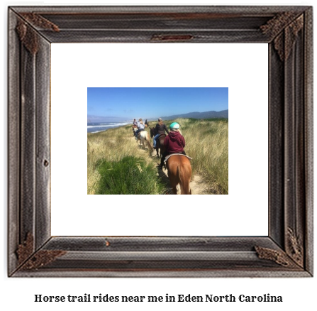 horse trail rides near me in Eden, North Carolina